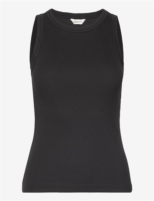 Gant | High Neck Rib Tank Top | XL