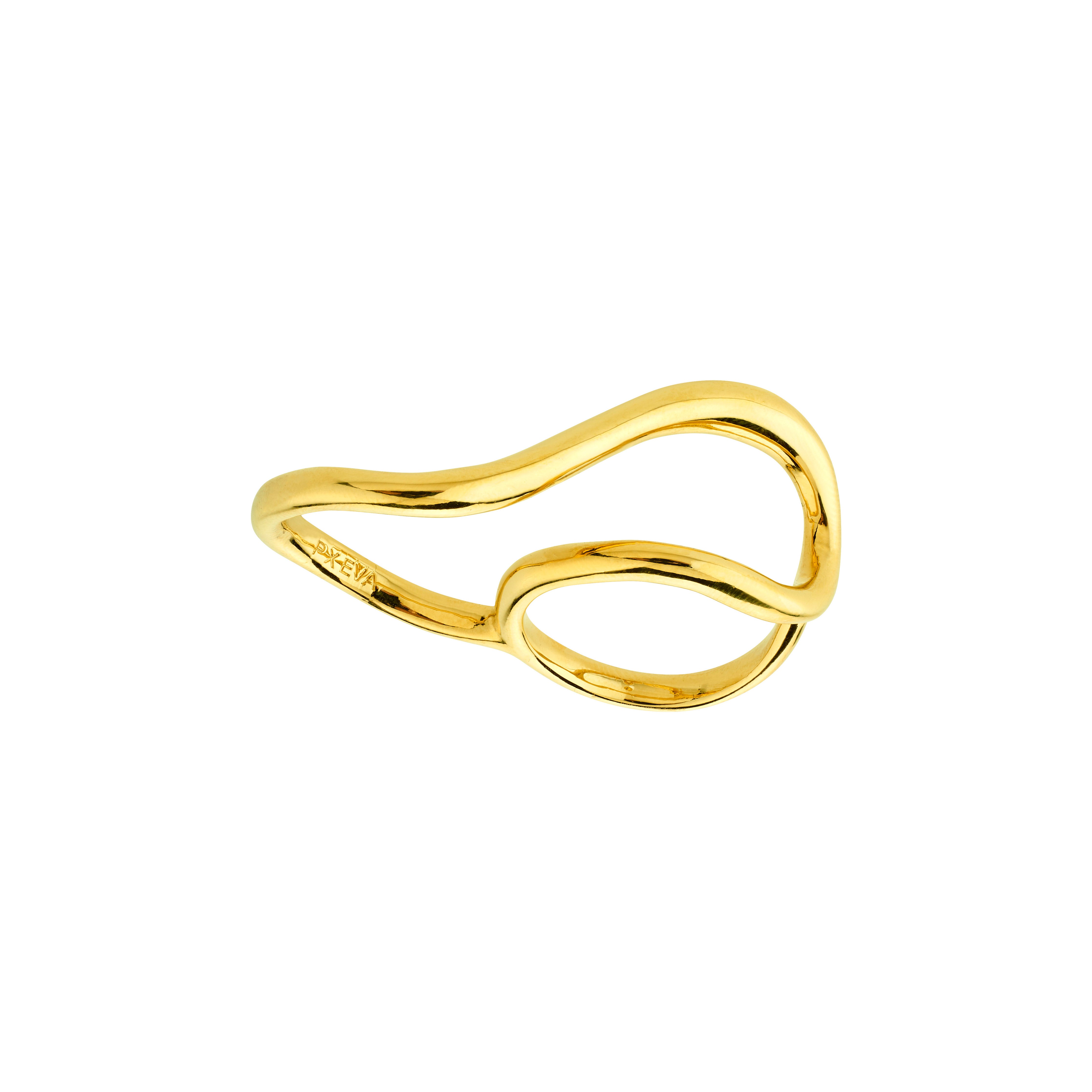 Pilgrim EVA MELOCHE X PILGRIM ring guldbelagt