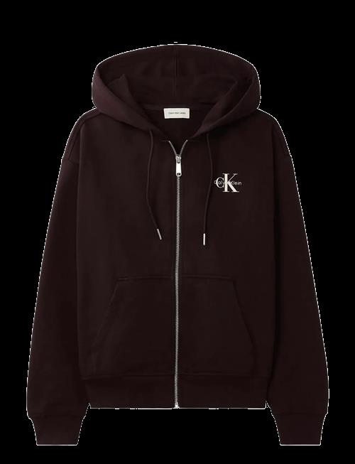 Calvin Klein Jeans | Ls Monologo F Terry Fz Bf Hoodie | XXS