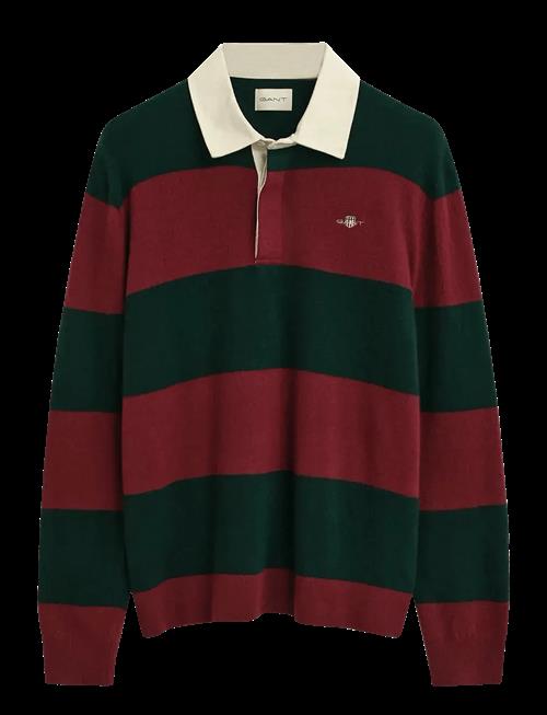 Gant | Extrafine Lambswool Striped Polo | XL