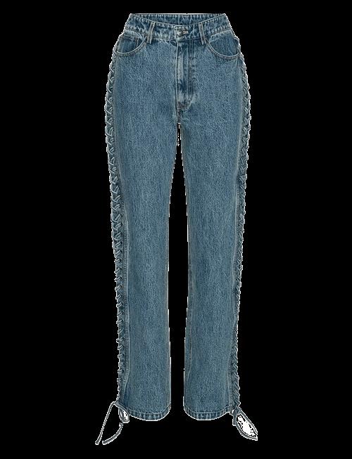 ROTATE | Laced Straight Leg Jeans | 29