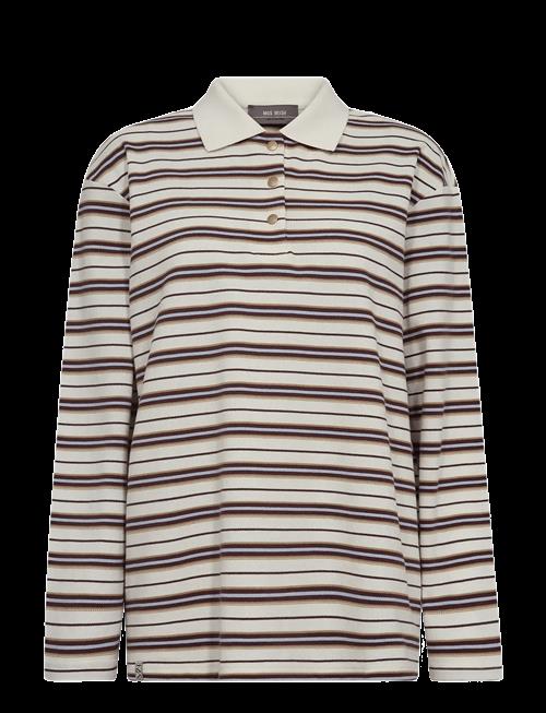 MOS MOSH | Mmrossett Ls Stripe Polo Tee | L