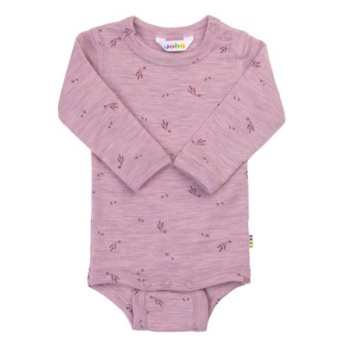 Joha Baby Body Lilac Melange  Lilac Melange 80 cm  Lilla  80 cm  unisex