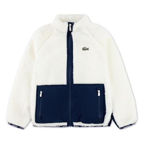Lacoste Fleecejakke Farine  Farine 104 cm  Hvid  104 cm  unisex