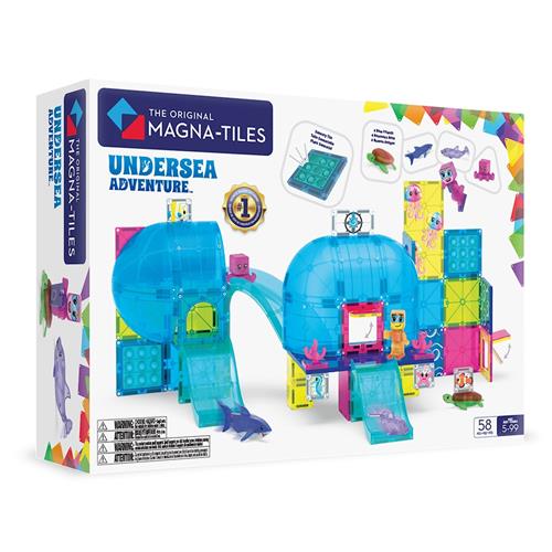 Magna-Tiles 58 Stk. Undersea Adventure  Multi One Size  Hvid  One Size 3+ Years unisex