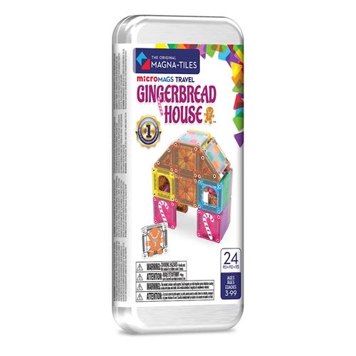 Magna-Tiles Rejsesæt Med 24 Dele Travel Gingerbread  Multi One Size  Hvid  One Size 3+ Years unisex