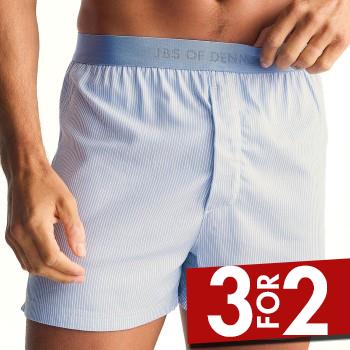JBS of Denmark 2P Boxershorts Lyseblå Medium Herre