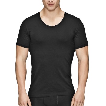 JBS of Denmark Organic Cotton V-neck T-shirt Sort økologisk bomuld XX-Large Herre