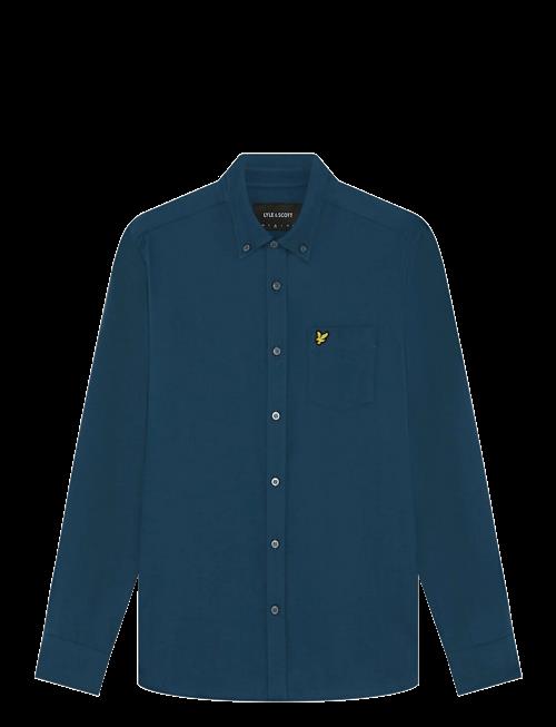 Lyle & Scott | Plain Flannel Shirt | M
