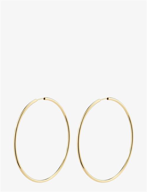 Pilgrim | April Recycled Large Hoop Earrings | ONE SIZE
