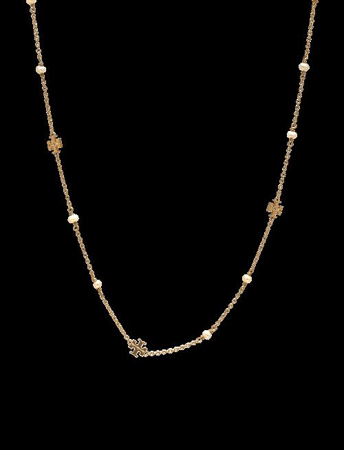 Tory Burch | Delicate Moondance Pearl Necklace | ONE SIZE