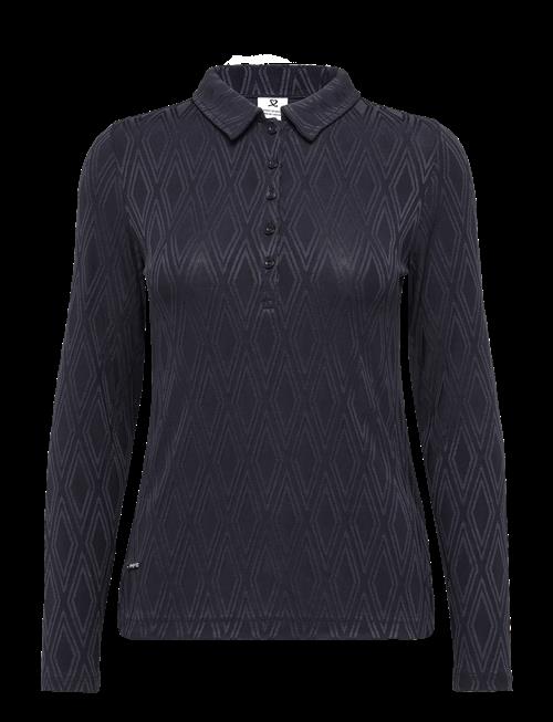 Daily Sports | Graphic Jaquard Ls Poloshirt | XXL