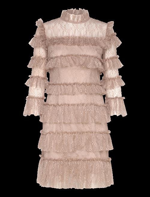 Malina | Carmine Frill Lace Mini Dress | XS