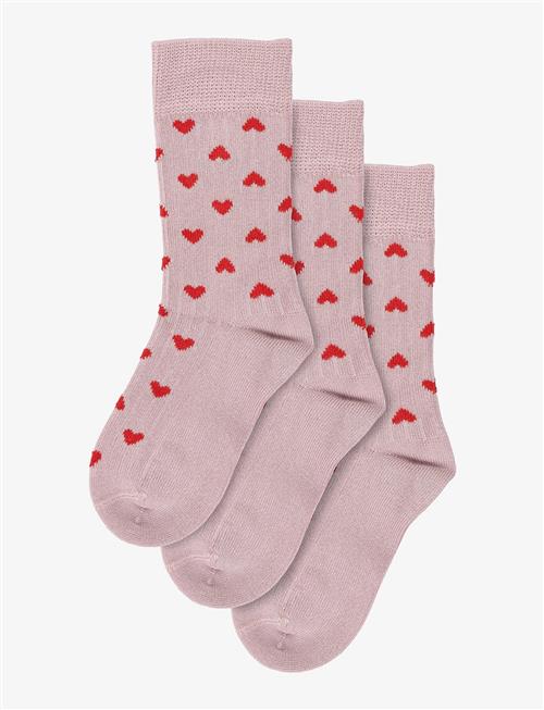minipop | Minipop Bamboo Heart Socks 3 Pack | 31/34