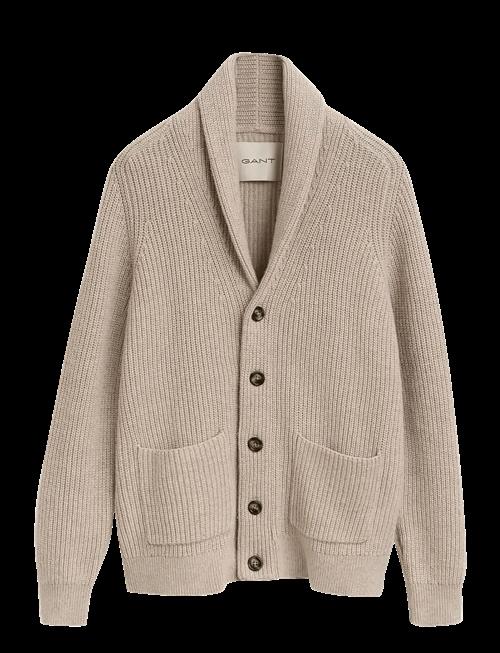 Gant | Wool Blend Shawl Collar Cardigan | XL