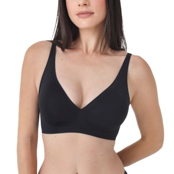 sassa BH Bonded Micro Soft Bra Sort Small Dame