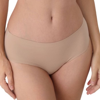 sassa Trusser Bonded Midi Micro Brief Sand Medium Dame