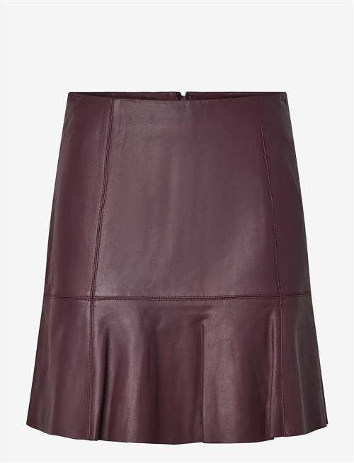 YAS | Yascolly Mw Naplon Leather Skirt Noos | S