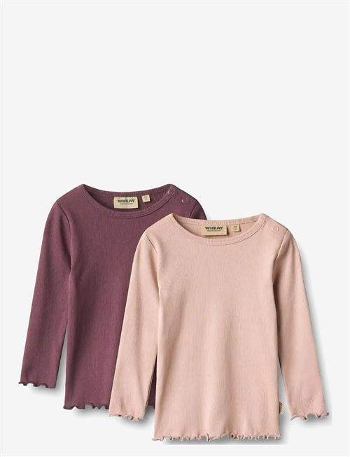 Wheat | 2 Rib T-Shirt L/S Ida | 86