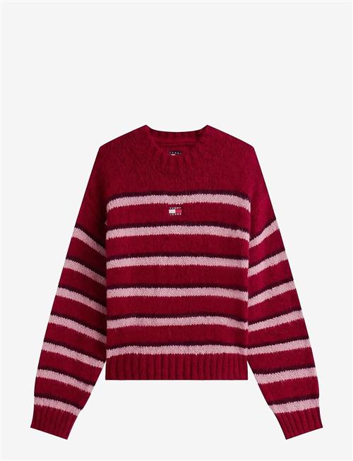 Tommy Jeans | Tjw Badge Stripe Fluffy Sweater | L