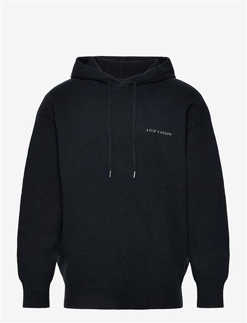 Lyle & Scott | Script Knitted Hoodie | M