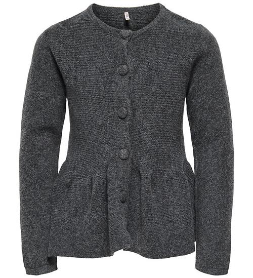 Kids Only Cardigan - Strik - KogPiruet - Dark Grey Melange