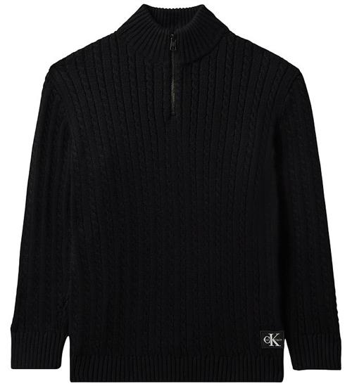 Calvin Klein Bluse - Strik - Sort