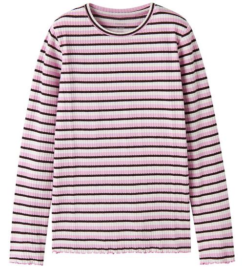Name it Bluse - Rib - NKFVEMMA - Full Blooming Pink/Cloud Dancer