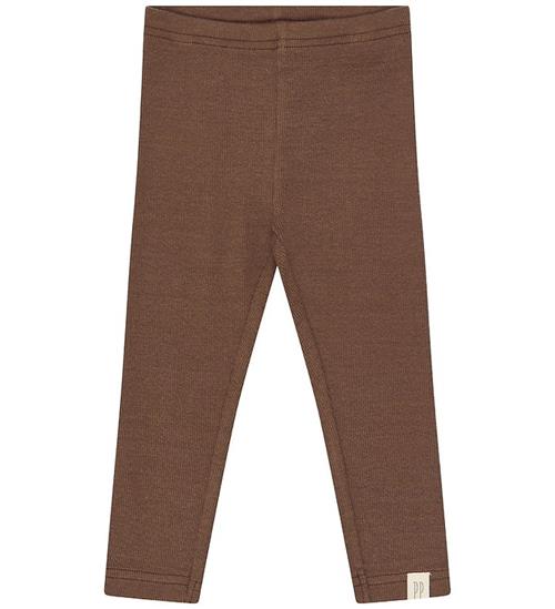 Petit Piao Leggings - Rib - PpStone - Chestnut
