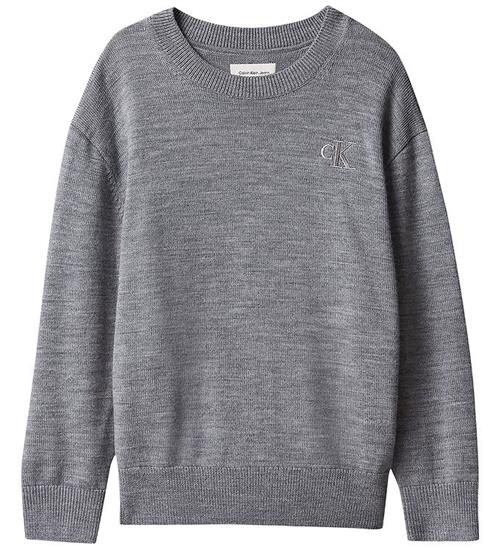 Calvin Klein Bluse - Strik - Medium Grey Heather