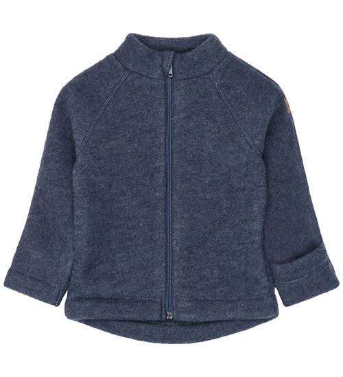 Mikk-Line Cardigan - Uld - Blue Melange