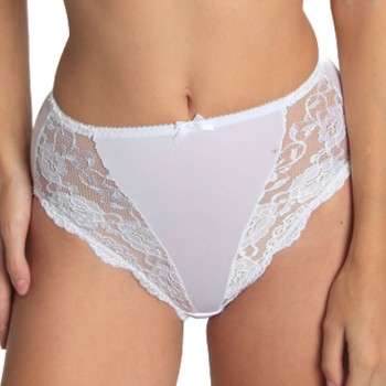 sassa Trusser Classic Lace Shaping Brief Hvid polyamid 40 Dame