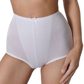 sassa Trusser Dot Jacquard Shaping Brief Hvid polyester 42 Dame