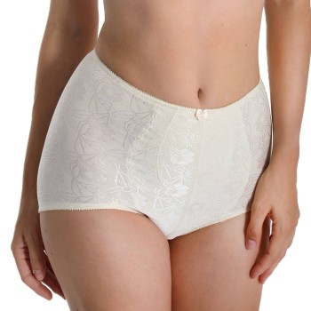 sassa Trusser Shiny Jacquard Shaping Brief Champagne polyester 50 Dame