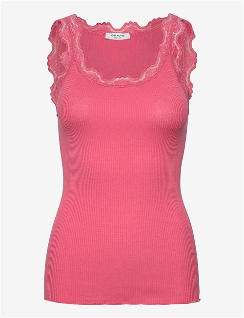 Rosemunde | Rwbabette Silk Sl U-Neck Long Lace | XS