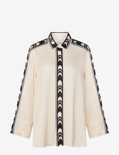 Malina | Meya Wide Fit Printed Shirt | L