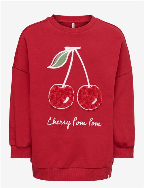 Kids Only | Kmgcherry L/S Ovz Oneck Printed Ub Swt | 104