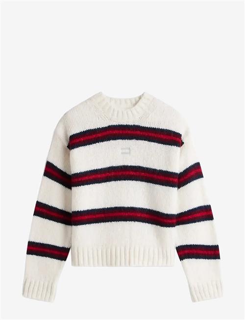 Tommy Jeans | Tjw Badge Stripe Fluffy Sweater | L