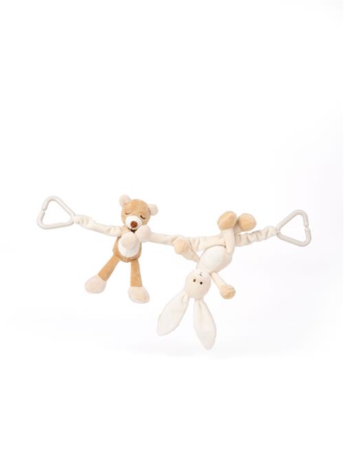 Teddykompaniet Diinglisar Teddy & Bunny-legetøj Til Barnevognen Multi  Multi One Size  Beige  One Size  unisex