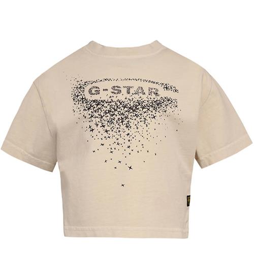 G-Star RAW T-shirt - Cropped - Milk