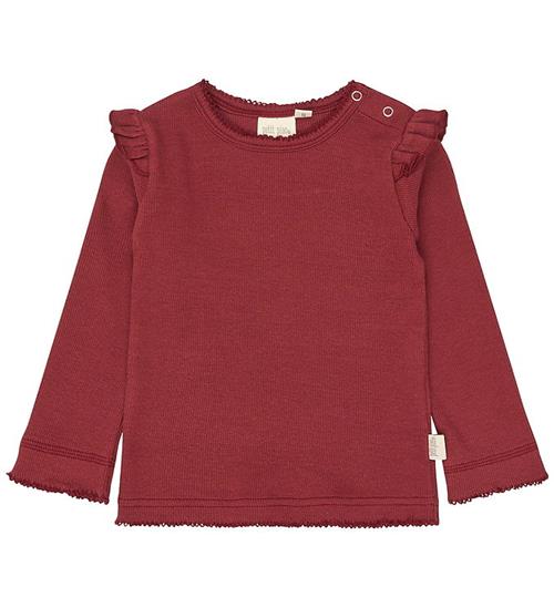 Petit Piao Bluse - Rib - Bomuld/Modal - PpSea - Syrah