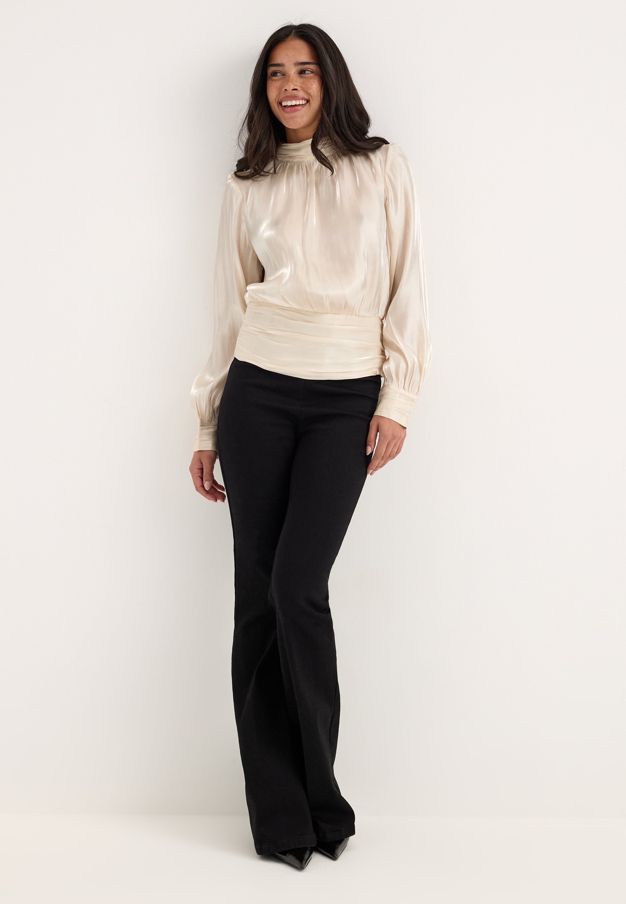VERO MODA Vmpolly Ls High Neck Top