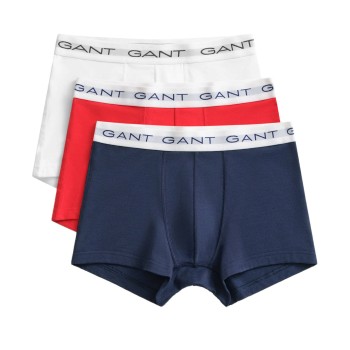 Gant 3P Basic Cotton Trunks Flerfarvet bomuld Medium Herre