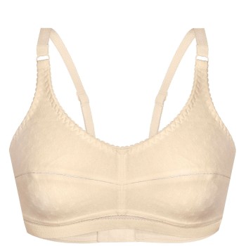 sassa BH Cotton Soft Bra Beige bomuld B 80 Dame
