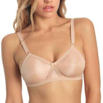 sassa BH Cross Back Soft Bra Beige polyamid D 75 Dame