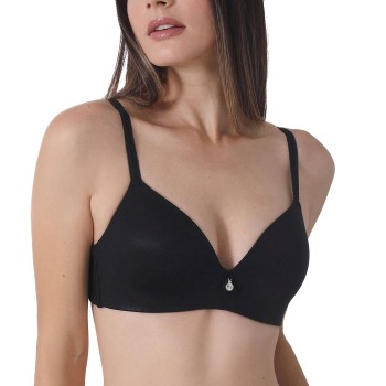 sassa BH Sparkling Light Padded Soft Bra Sort C 85 Dame