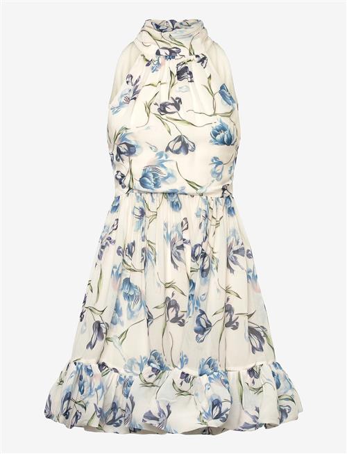 Malina | Fern Halterneck Ruffled Mini Dress | M