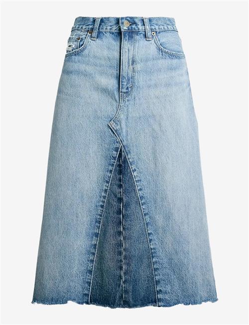 Polo Ralph Lauren | Paneled Denim A-Line Skirt | 27