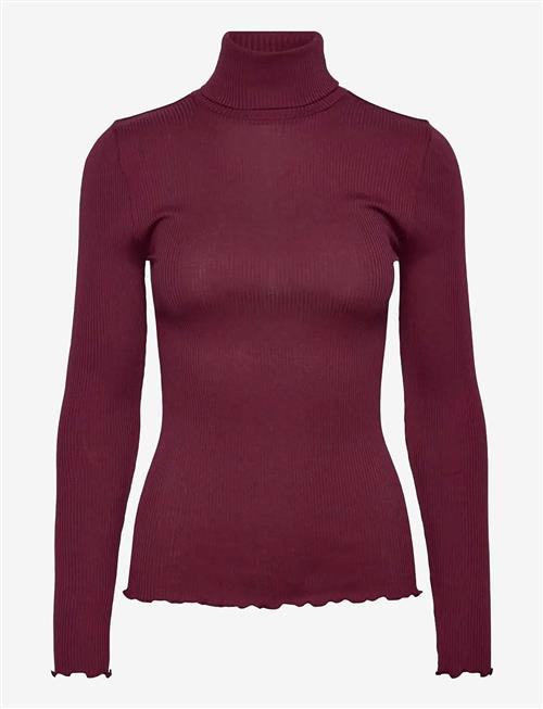 Rosemunde | Rwbeatha Silk Ls Rollneck T-Shirt | L