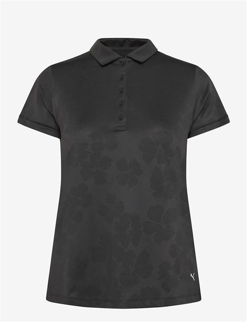 PUMA Golf | W Floral Lace Jacquard Ss Polo | XS